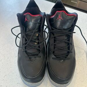 Air Jordan Black and Red Sneakers